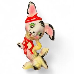 Vintage Anthropomorphic Cat Figurine – Made in Japan